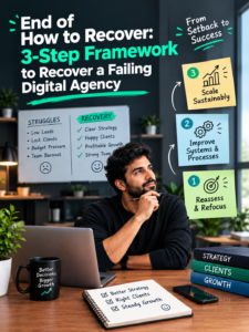 3-step framework to recover a failing digital agency